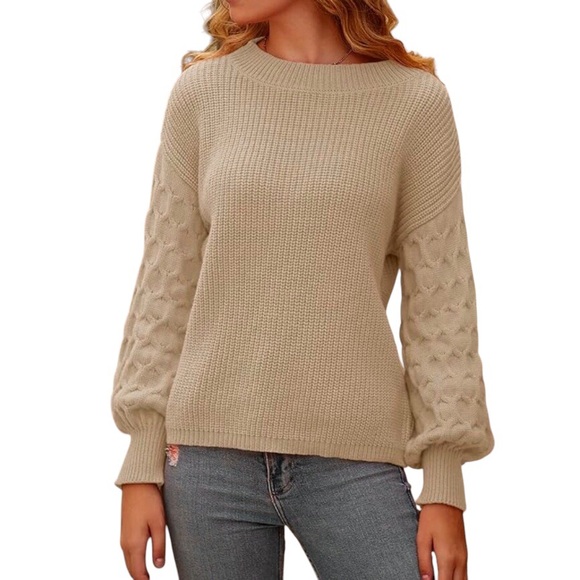 PRETTYGARDEN Pullover Casual Long Sleeve Crewneck Sweater Size M - Picture 1 of 10